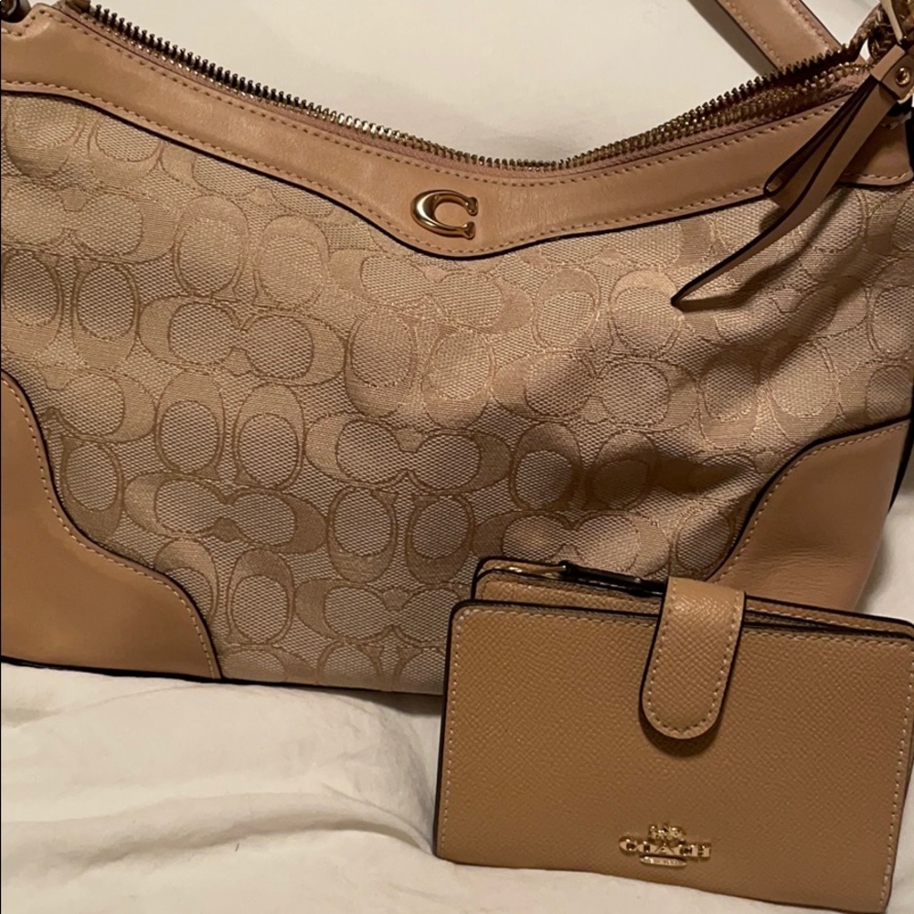 Coach crossbody & wallet set